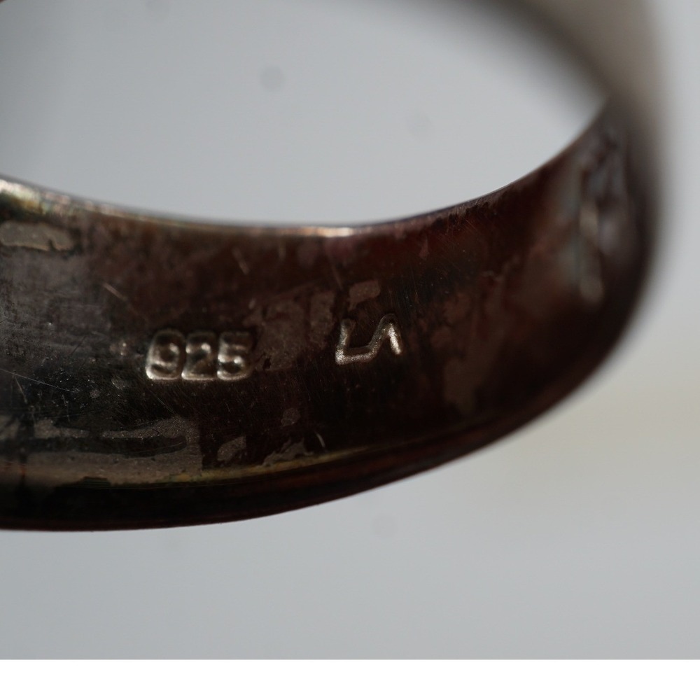 Sterling Silver Love Life Be Brave Engraved Band Ring Size 6.5 925 Inspirational - Picture 6 of 6
